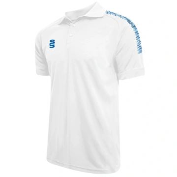 Dual Solid Colour Polo : White