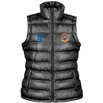 Women's Padded Gilet : Black